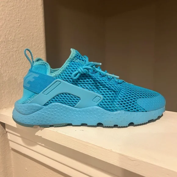 Nike Air Huarache Run Ultra BR Women's 833292-400 Gamma Blue Rare Size 7 - Picture 5 of 9